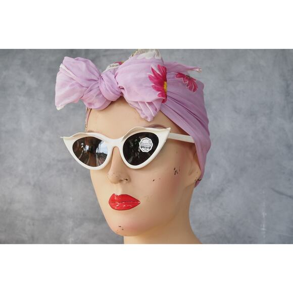 Vintage 1960s Cateye Sunglasses Top Awning by Crookes Rockabilly Pin up Retro main image 8